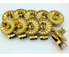 20 Baumkerzenhalter Gold Weihnachtsbaum Kerzenzwicker