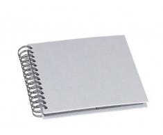 Rössler 1329452175 - S.O.H.O. Spiral-Fotoalbum 18 x 18 cm, 30 Blatt, stone