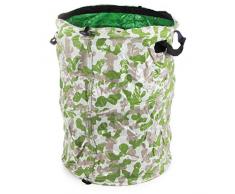RAMROXX 34188 RAMROXX Gartentasche Laubsack Abfall Sack faltbar 52×42cm 70L camouflage