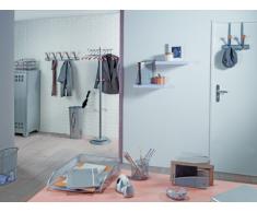 Alba Kleiderbügel Wave/PMCIN6 42x20 cm metallicgrau Metall/Holz Inh.6