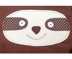 Ringelsuse Wäschebeutel/Wäschesack/Aufbewahrung Schmutzige Wäsche Faultier Braun 39 x 36 cm Baumwolle Fair Trade