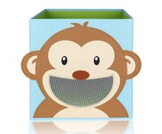 BABYLOVIT Kinder Aufbewahrungsbox I Spielzeugkiste mit Sichtfenster und Griffe für Kinderzimmer I Spielzeug Box zur Aufbewahrung im Kallax Regal