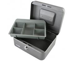 HMF 10120-09 Geldkassette 20 x 16 x 9,5 cm , silber