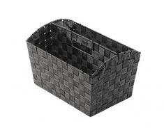 Kobolo Zeitungskorb aus Nylon Black Snow 35x25x22 cm