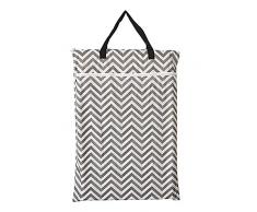 Große Tasche für nasse und trockene Gegenstände, zum Aufhängen, für wiederverwendbare Windeln oder Wäsche.