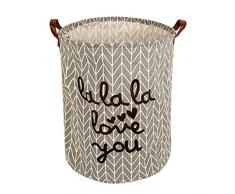 Dooxi Multifunktionale Faltbarer Wäschekorb Wasserdicht Kinder Spielzeug Aufbewahrungsbeutel mit Henkel