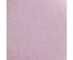 Wenko 22841100 Hocker Candy Rose Leinenoptik - Wohnhocker, Badhocker, Wäschesammler mit abnehmbarem Wäschesack, ABS, 36 x 50.5 x 36 cm