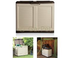 Bama Spa Garten Aufbewahrungsbox XL Auflagenbox Kissen Box Gartentruhe Kiste Truhe 200 L