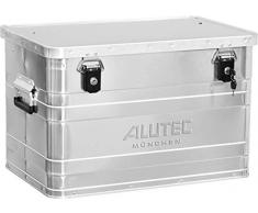 ALUTEC MÜNCHEN 2031070 Aluminiumbox B70 mit Zylinderschloss, 595 mm x 390 mm x 380 mm
