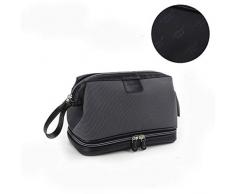 LYY Kulturtasche zum,Reise Kulturtasche,Schwarz,Kulturtasche für Damen und Herren,Waschtasche,Reisetasche,Unabhängiges Fachdesign,wasserdichtes Design im Inneren,kann nasse Gegenstände lagern