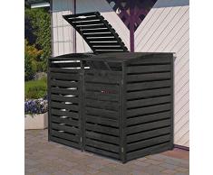 Promadino Mülltonnenbox Vario III für 2 Tonnen