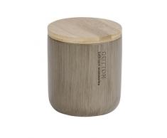 Wenko 22035100 Palo Universalbox Bambus/Kunststoff taupe 9,8 x 9,8 x 11,1 cm