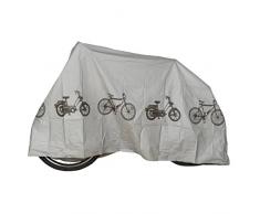 FISCHER 86402 Fahrradgarage Universal Fahrrad-Garage, (B) 2.000 x (H) 1.100 mm, grau, 200 x 110 cm