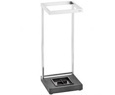 Blomus Schirmständer MENOTO, Polystone mit Edelstahl matt, Kunststoffeinlage