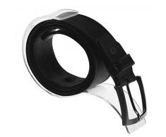 10 Gürtelhalter - Gürtelständer aus Acryl | Platzsparend - Stabil | Gürtel Aufbewahrung Halter für Schrank / Vitrine