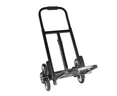 Tragbarer Treppenkorb mit 6 Rädern, tragbar, Tragkraft, zusammenklappbar, für Treppen, Klettern, strapazierfähig, mit 6 Rädern