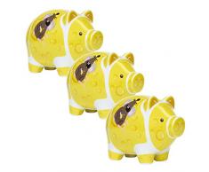 Ritzenhoff 3er Set Mini-Sparschwein Rosenkranz F14