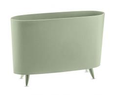 Koziol Milano Zeitungsständer, Eucalyptus Green, 120x457x315 mm