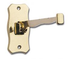 SIRO Kleiderlüfter Isfet klappbar, für 4 Kleiderbügel, Tiefe 204 mm, vermessingt, 605-210ZN5