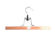 MSV Hosenklemmbügel, braun, 30x20x8 cm