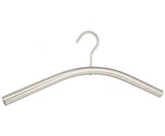 WENKO Kleiderbügel Dry, Edelstahl rostfrei, 45 x 17 x 2,2 cm, silber matt