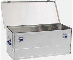 Alutec Transportkiste Basic 80 - Aluminium Box 80 Liter mit Deckel verschließbar