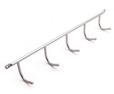 SO-TECH® Hakenleiste Chrom matt 350 x 43 x 49 mm Wandhaken Haken