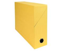 EXACOMPTA 89529E Archivbox, Karton, Rckenbreite 90 mm, gelb