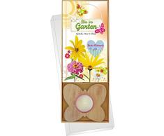 AV Andrea Verlag Bin im Garten Gärtnerin Geschenk Box mit Buch Bin im Garten Gärtnerin mit Teelicht 14008