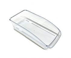 HAC24 Kühlschrank Korb Transparent | Aufbewahrungsbehälter Organizer | Kühlschrankbox Gemüse Obst | Gefrierschrank Schubladenkorb