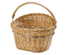 KLICKfix Farradtasche Weidenkorb, 30 x 40 x 31 cm, 18 Liter, 0398