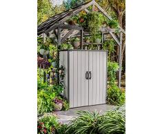 Ondis24 Keter Gartenschrank Premier, XXL Geräteschuppen, Geräteschrank Tall Cabinet Schuppen, Gartenbox regensicher