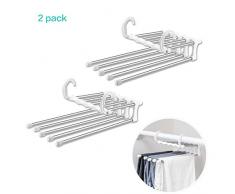 a ray of sunshine Kleiderbügel Platzsparende,Platzsparend Hosenbügel,Kleiderbügelhalter,Hosen Kleiderbügel Metall,Kleiderbügel aus Edelstahl Platzsparend,Multi Bügel