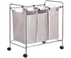 AmazonBasics - Wäschesortierer mit 3 Taschen