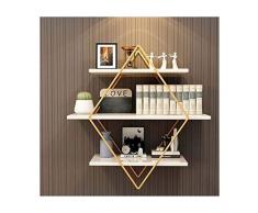 HL-TD Zeitschriftenständer Wandregale Nordic Wandmagazinhalter Montiert - Wand Magazin Rack- Dekorative Moderne Bequem (Size : 60 * 20 * 60cm)