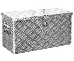 Alumium Truckbox Box Anhängerbox Alubox Deichselbox 10 Größen Trucky, Modell:D040 (58 x 24.5 x 33 cm)