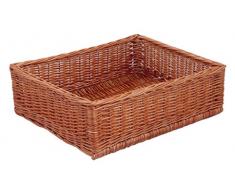 Regalkorb Klassisch rechteckig, braun, T 40cm x B 50cm x H 15cm