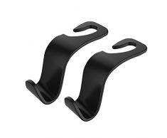 PerGrate 2 Stücke Universal Auto SUV Rücksitz Kopfstütze Kleiderbügel Haken für Lebensmittel Taschen