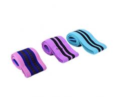 lizeyu Yoga Hüftmissbrauch Ring fünfteiliges Set Deep Squat Latex Anti-Rutsch-Gürtelring Zuggürtel Widerstandsring