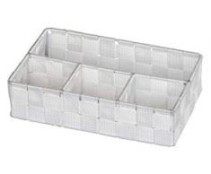 WENKO Organizer Adria Klein Weiß Füllkörbchen Wäschebox Ablage spielzeugbox