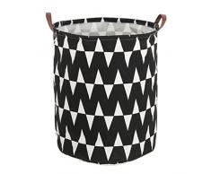 Dooxi Multifunktionale Faltbarer Schmutzige Kleidung Wäschekorb Household Rund Wäschebox Wasserdicht Kinder Spielzeug Organizer Aufbewahrungsbeutel mit Henkel