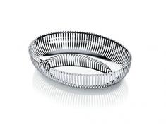 Alessi PCH06/26 Korbschale oval aus Edelstahl 18/10 glänzend poliert