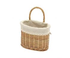 likeitwell Weidenkorb Kaminholzkorb Kartoffelkorb Obstkorb Füllkorb Gartenkorb 23 X29 X15cm