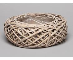 JULANO 2 x Rattanschale 30 cm Durchmesser