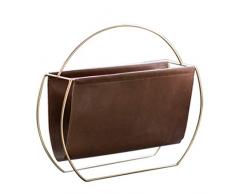 ALLESOK Zeitungsständer, Bodenständer Rack Zeitungsspeicher für Büro/Badezimmer/Wohnzimmer/Küche (46 x 40 x 12 cm)