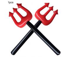 #N/A Kleiderbügel Aufblasbare Teufelsgabel Satan Trident Toy Kids Halloween Party Zubehör
