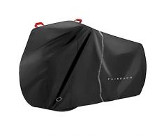 Faireach Abdeckplane Fahrrad Wasserdicht, Fahrradabdeckung 210D Premium-Stoff, Fahrradgarage Schutz vor Staub Regen Schnee UV, Schutzhülle mit Schlosslöcher & Beutel für alle Fahrradtypen