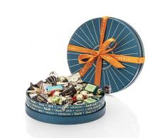 Venchi Schachtel mit verschiedenen Pralinen, Hutbox in Petrolblau 400 g