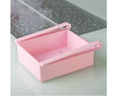 esealainjz Einstellbare Dehnbare Kühlschrank Organizer Schubladenkorb Kühlschrank ausziehbare Schubladen Frische Spacer Layer Lagerregal