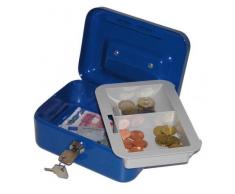 Geldkassette / Geldkassetten, 150 x 110 x 75 mm, blau